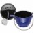 Staub Cast Iron 1-qt Round Tea Kettle - Dark Blue Perspective: back