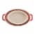 Staub Ceramic 2-pc Oval Baking Dish Set - Cherry Perspective: back