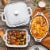 Staub Ceramics 4-pc Baking Pans Set, Casserole Dish with Lid, Brownie Pan, White Perspective: back