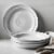 Staub Ceramic Dinnerware 4-pc 9.5-inch Soup/Pasta Bowl Set - White Perspective: back