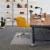 Floortex Anti-Microbial Rect Chair Mat for Carpets Clear Size 48 x 60 inch Perspective: back