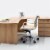 Advantagemat Vinyl Rectangular Chair Mat for Hard Floor - 50  x 72 Perspective: back