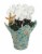Blooming Flowers w/ Starfish Pick - Assorted Perspective: back