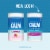 Natural Vitality CALM Raspberry Lemon Flavored Gummies Magnesium Supplement Perspective: back