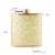 Sparkletini Stainless Steel Gold Flask by Blush® Perspective: back