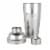 Viski Hammered Stainless Steel Cocktail Shaker Perspective: back