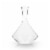 Viski Raye Crystal Angled Wine Decanter Perspective: back