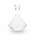 Viski Raye Crystal Angled Wine Decanter Perspective: back