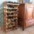Wooden Mallet 3 Bottle Dakota Wine Display Perspective: back