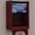 Wooden Mallet WCG2MH 2 Pocket Glove and Tissue Box Holder in Mahogany Perspective: back