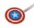 Marvel Captain America Shield Colored Flat Stainless Steel Wide Head Spatula Perspective: back