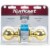 Kwikset Polished Brass Bed & Bath Door Knob Perspective: back