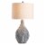 Crestview Collection Dillon Ceramic Table Lamp in Blue Perspective: back