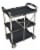 Olympia Tools Pack-n-Roll Black/Silver Collapsible Service Cart Perspective: back
