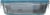 Snapware® Total Solution® Pyrex® Glass Rectangle Container with Lid - Blue / Clear Perspective: back