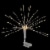 Northlight 12  Warm White LED Lighted Firework Christmas Tree Topper Perspective: back