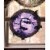 Northlight 15  LED Lighted Rattan with Bats Halloween Wreath - Purple Lights Perspective: back