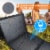 40W 18V Foldable Portable Solar Charging Panel with 3 Outputs Type-C/USB QC3.0/DC Perspective: back