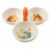 Tabletop Painted Pumpkin Tidbit Tray Dolamite Fall Thanksgiving Party H9627 Perspective: back