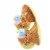 Tabletop Classic Harvest Turkey S&P Dolomite Thanksgiving Gobble Th00012 Perspective: back