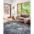 Loloi Rugs SAMRSAM-05DVSC7AA0 7 ft. 10 in. x 10 ft. Samra Dove & Sky Transitional Power Loome Perspective: back