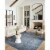 Van-01 Denim, Dove 2'-7  X 12'-0  Size Rug Perspective: back
