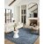Van-03 Denim, Dove 2'-7  X 12'-0  Size Rug Perspective: back
