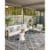 RAI-05 Denim, Ivory 3'-11  x 5'-11  Size Rug Perspective: back