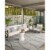 RAI-07 Dove, Grey 11'-6  x 15' Size Rug Perspective: back