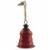 Home Decor 9.50 Inch Red Metal Bell Tin Decorate Christmas Holiday Xc423339 Perspective: back