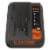 BLACK + DECKER MAX 12-20 Volt Lithium Fast Battery Charger Perspective: back
