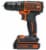 BLACK+DECKER 20V MAX* Cordless Drill/Driver Perspective: back