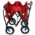 Mac Sports Collapsible Folding Outdoor Utility Wagon - Red Perspective: back