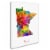 Michael Tompsett 'Minnesota Map' Canvas Wall Art 35 x 47 Inches Perspective: back