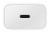 Samsung USB-C Type C to Type C Cable Charger- White Perspective: back