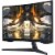 Samsung 27" Odyssey G55A WQHD 165Hz 1ms FreeSync Curved Gaming Monitor Perspective: back