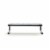 Mind Reader Ventilated Metal Monitor Stand with Keyboard Storage Perspective: back