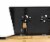 Mind Reader Coolpad Laptop Flip Top Adjustable Desk Tray - Black/Brown Perspective: back
