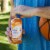 Electrolit Premium Hydration Orange Sports Drink Bottle Perspective: back