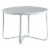 Elle Decor Mirabelle Outdoor Coffee Table in French White Perspective: back