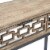Tommy Hilfiger Hayworth Mirrored Console Table Ash Gray Brown Perspective: back