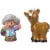 Fisher-Price® Little People Grandma Helen & Goat Figures Perspective: back
