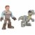 Fisher-Price® Imaginext® Jurassic World Owen & Blue the Velociraptor Action Figure Set Perspective: back