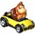Mattel® Hot Wheels® Mario Kart™ Donkey Kong Sports Coupe Toy Vehicle Perspective: back