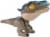 Mattel Jurassic World Snap Squad™ Baryonyx Dinosaur Figure Perspective: back