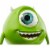 Mattel Disney Pixar Monsters Inc Mike Wazowski Boo Figures Perspective: back