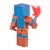 Minecraft Dungeons Hex 4 Inch Action Figure Perspective: back