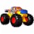 Mattel Hot Wheels Monster Trucks The 909 Vehicle Toy Truck Perspective: back