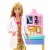 Barbie Pediatrician Playset, Blonde Doll, Exam Table, X-ray & Accessories Perspective: back
