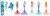 Mattel Barbie® Color Reveal Mermaid Doll Perspective: back
